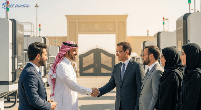 رجال أعمال يتصافحون