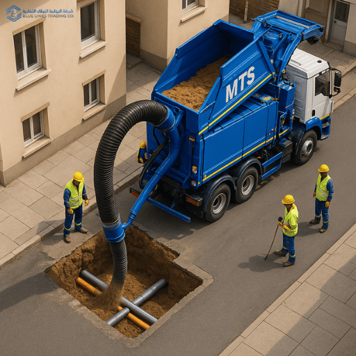 MTS تعمل بأمان قرب معالم الرياض