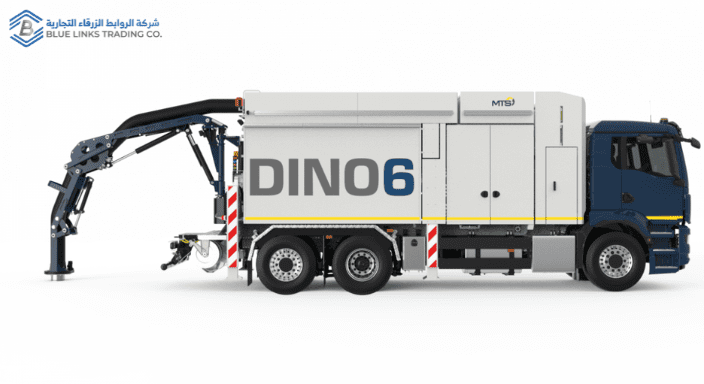 DINO6 mid-size suction excavator with dual-fan system for balanced performance in civil and utility projects.