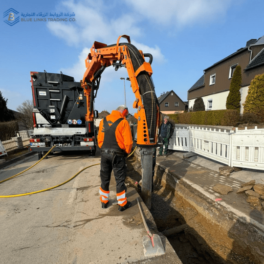 High-capacity vacuum excavation equipment operating in a large infrastructure environment to reduce risk on mega projects.