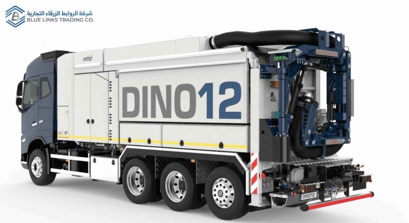 MTS DINO 12 suction excavator rear view – Suction Excavator Saudi Arabia