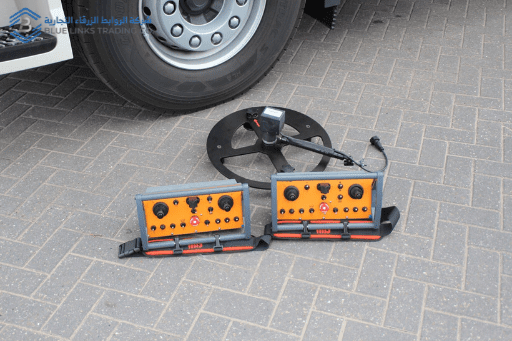 Remote control units used to operate MTS DINO 12 suction excavator