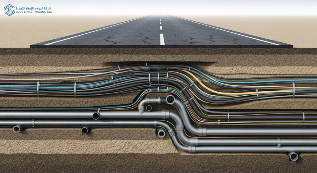 Why Saudi Road Projects Are Shifting to Suction Excavation Intersecting power, telecom, water, and sewer networks beneath a Saudi roadway