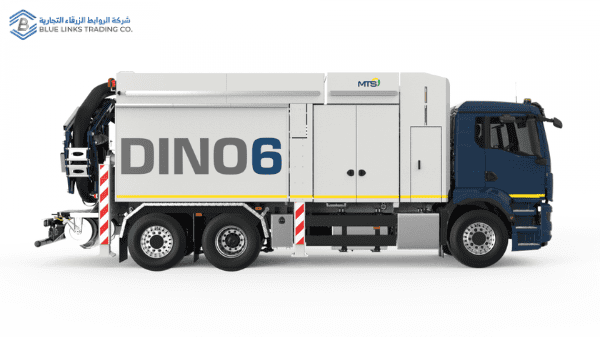 DINO 6 suction excavation vehicle optimized for precision urban operations