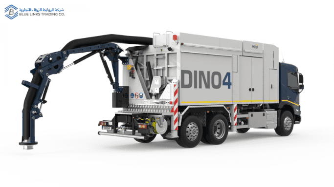 DINO 4.5: Precision Suction Excavation Without Chaos DINO 4.5 suction excavator articulated arm for controlled soil removal