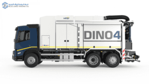 DINO 4.5 suction excavator side profile for precise urban excavation in Saudi Arabia