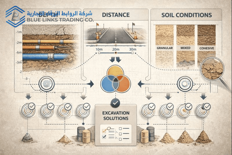 لماذا تعتمد مشاريع الطرق على الحفر بالشفط بدل الحفر التقليدي؟ مقارنة كفاءة التكاليف بين الحفر التقليدي والحفر غير التدميري
