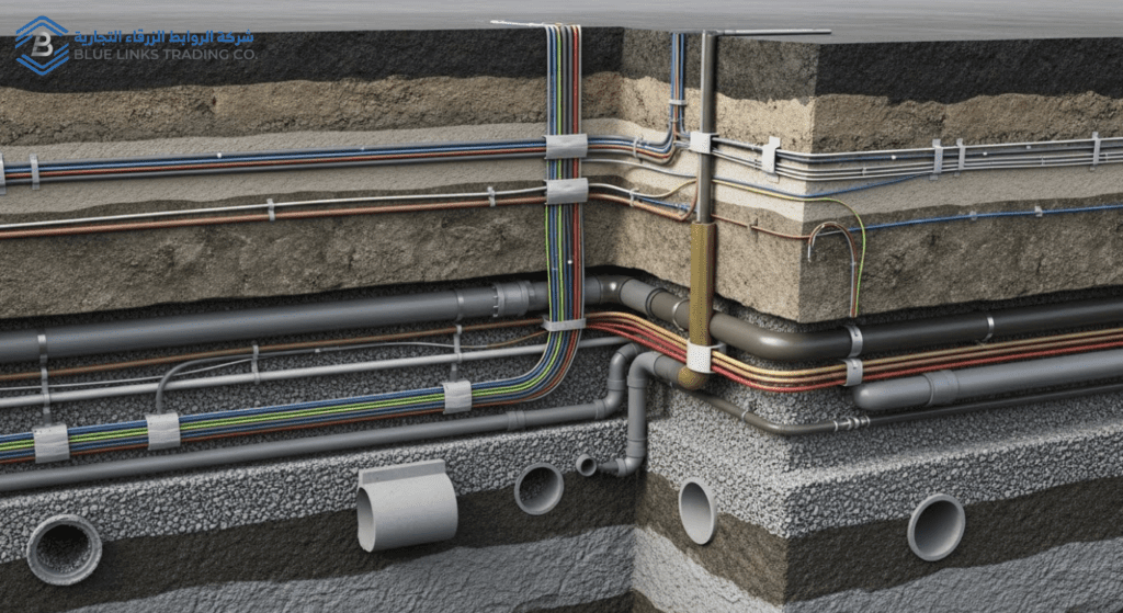 قطاع المطارات والطيران في السعودية: تحديات ومخاطر الحفر التقليدي شبكات مرافق أرضية معقدة أسفل مناطق التشغيل في المطارات