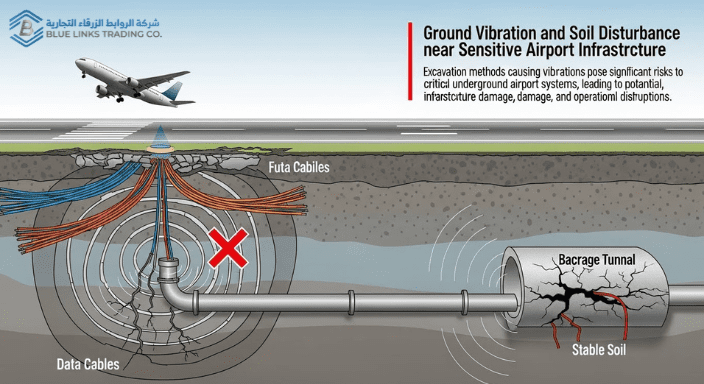 Non Destructive Excavation in Saudi Airports: Why It Matters Traditional excavation risks near airport underground systems