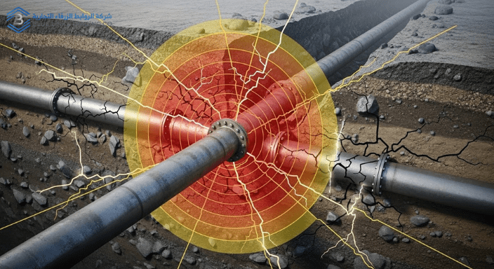 تجنب كسر خطوط النفط: الحفر بالشفط في السعودية تأثير الاهتزازات الناتجة عن الحفر التقليدي على خطوط الأنابيب النفطية