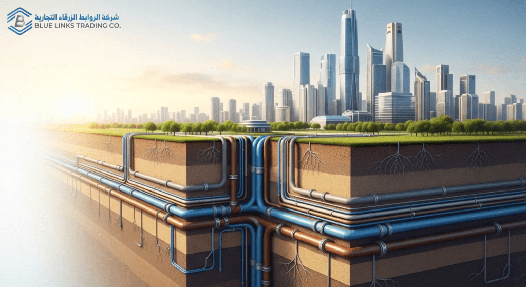 تسريب بسيط قد يعطل الشبكة: الحل الآمن هو الحفر بالشفط صيانة مستدامة للبنية التحتية للمياه باستخدام تقنيات الحفر غير التدميري