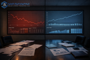 Comparison between unstable and stable financial projection models in a corporate environment.