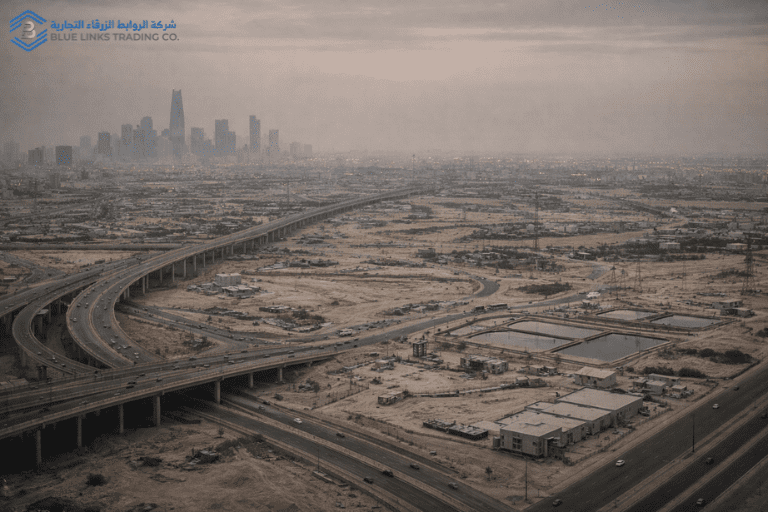 Before the First Dig: Hidden Risks Delaying Saudi Projects Interconnected infrastructure projects highlighting systemic risk exposure