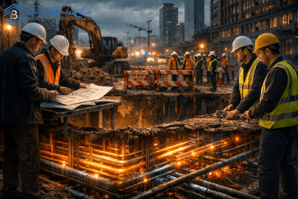 Excavation mistakes disrupting underground infrastructure at a major construction project