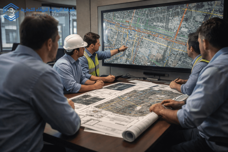 Engineers investigating planning and mapping errors that caused an excavation mistake.