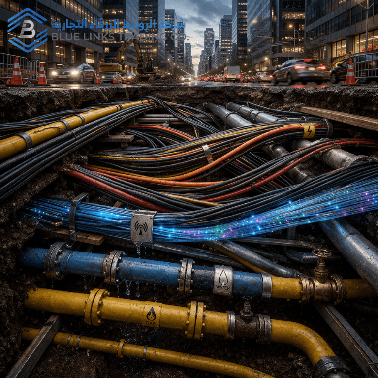 تعقيد البنية التحتية الحديثة يوضح كيف تزيد الشبكات تحت الأرض من مخاطر الحفر