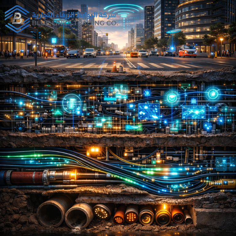 Smart city digital infrastructure increasing excavation risk.