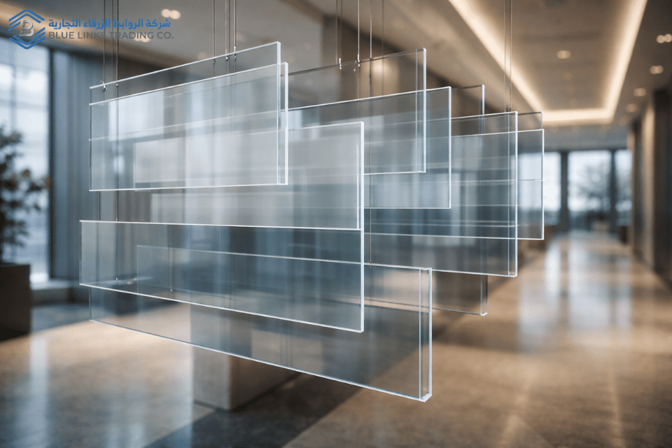 Excavation Planning in Saudi Arabia’s Zero-Tolerance Era Layered glass panels symbolizing multi-tier permit approvals.