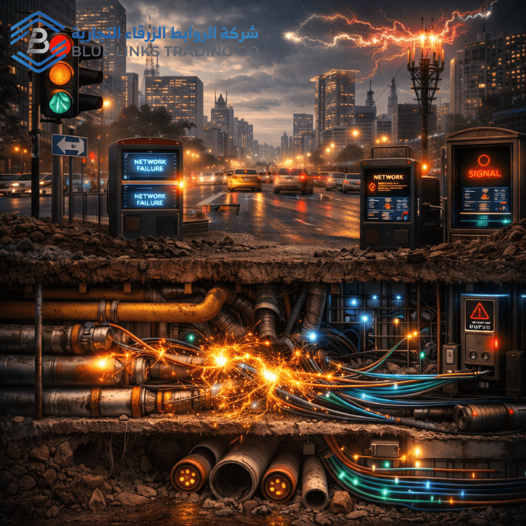 Infrastructure disruptions caused by excavation risk.