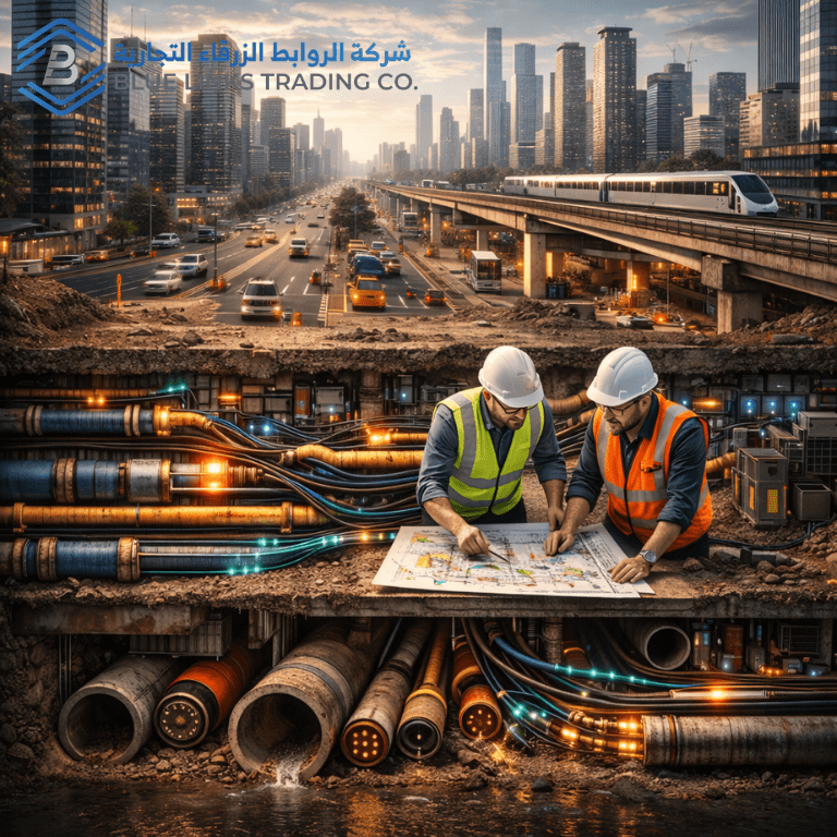 Complex infrastructure ecosystems increasing excavation risk.