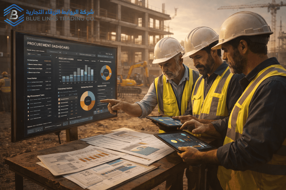 Project Procurement Delays Are Killing Your Projects Construction team managing procurement processes using digital tools