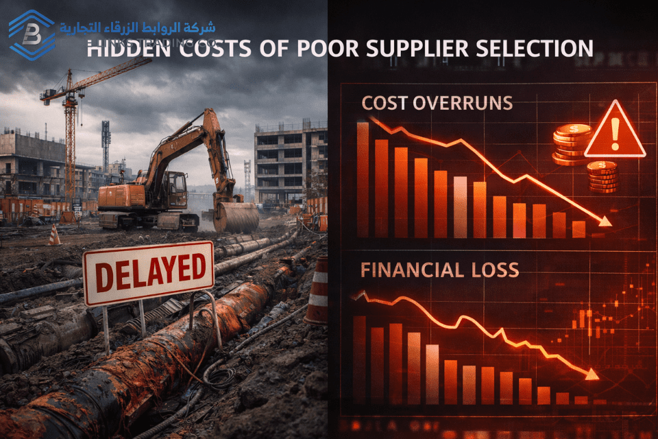 Supplier Selection Industrial Projects: Hidden Losses Industrial project delays and financial losses due to poor supplier decisions