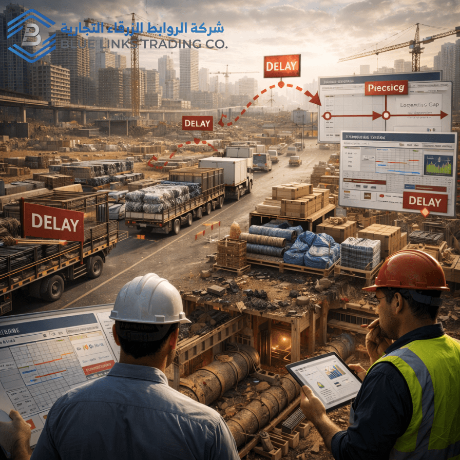 تعاني من تأخيرات التوريد في المشاريع؟ الحل هنا اضطراب في سير عملية التوريد وتأثيره على سلسلة الإمداد والجدول الزمني للمشروع