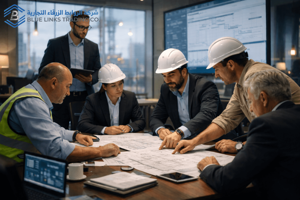 Inside the Project Procurement Process: What Really Matters Project planning meeting showing procurement strategy before construction begins