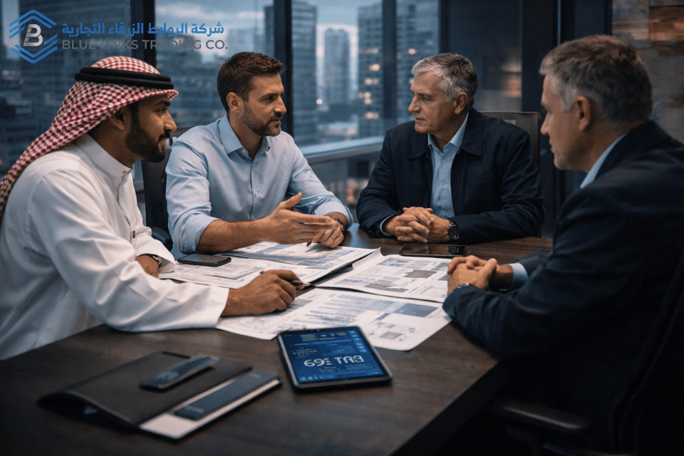 اجتماع شراكة بين خبراء التوريد ومديري المشاريع