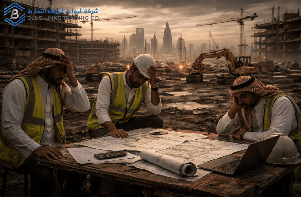 Construction site damage caused by poor supplier equipment