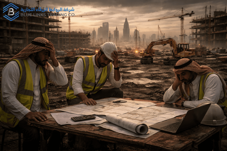 Construction site damage caused by poor supplier equipment