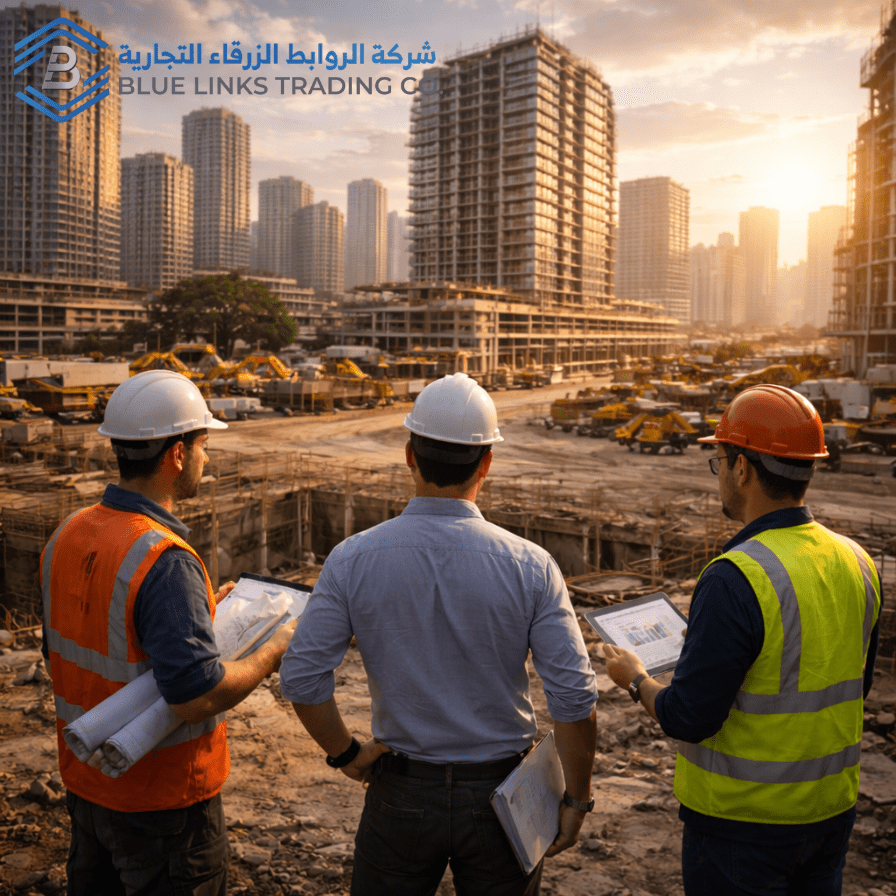 تعاني من تأخيرات التوريد في المشاريع؟ الحل هنا تعطل مشروع إنشائي بسبب تأخيرات التوريد وتوقف العمل في الموقع