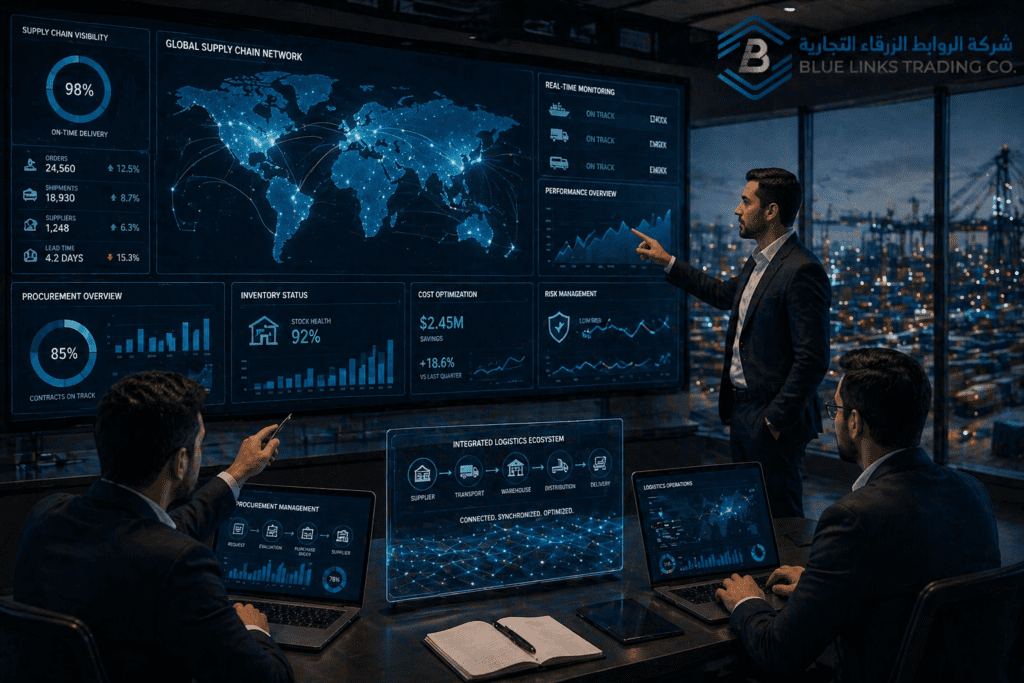 Integrated logistics and procurement systems improving project efficiency