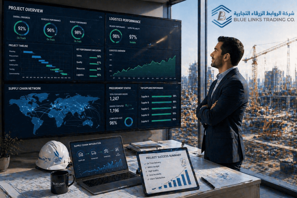 Strategic logistics coordination ensuring successful project delivery
