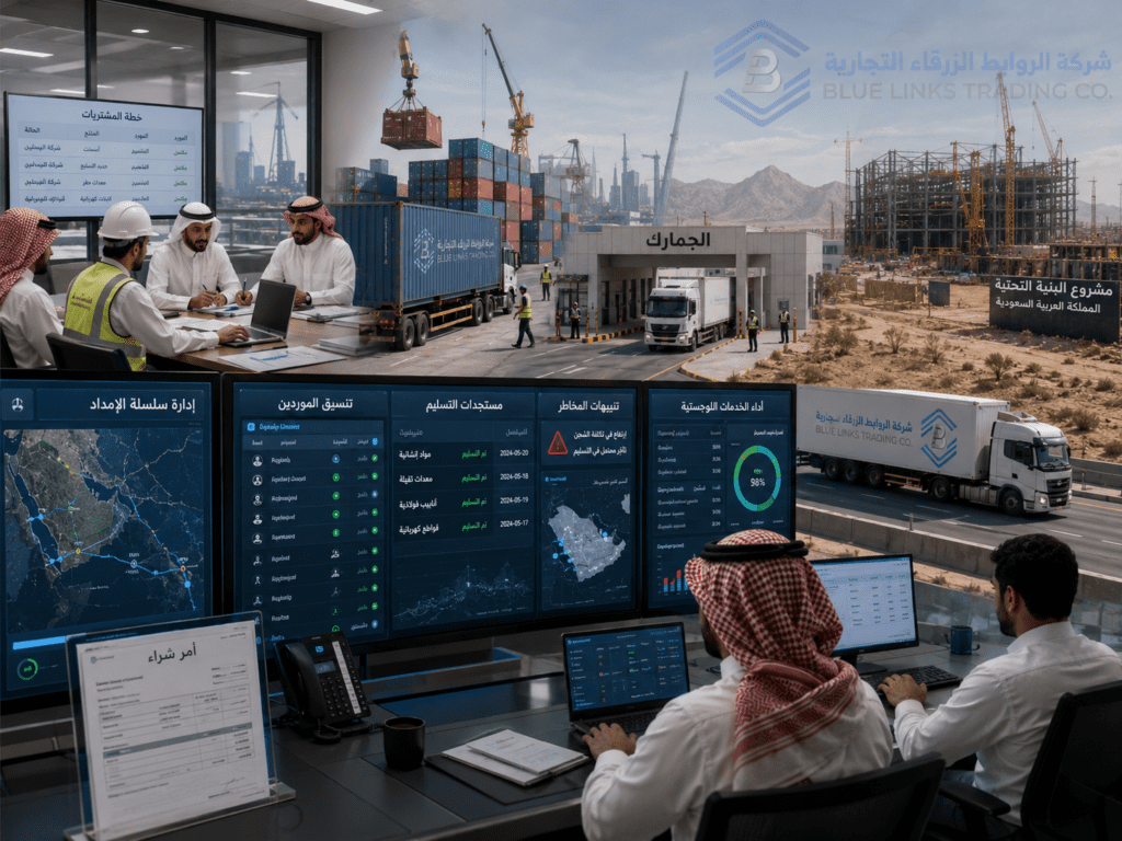 تأثير التوريد والشراء على سلسلة الإمداد في المشاريع الصناعية