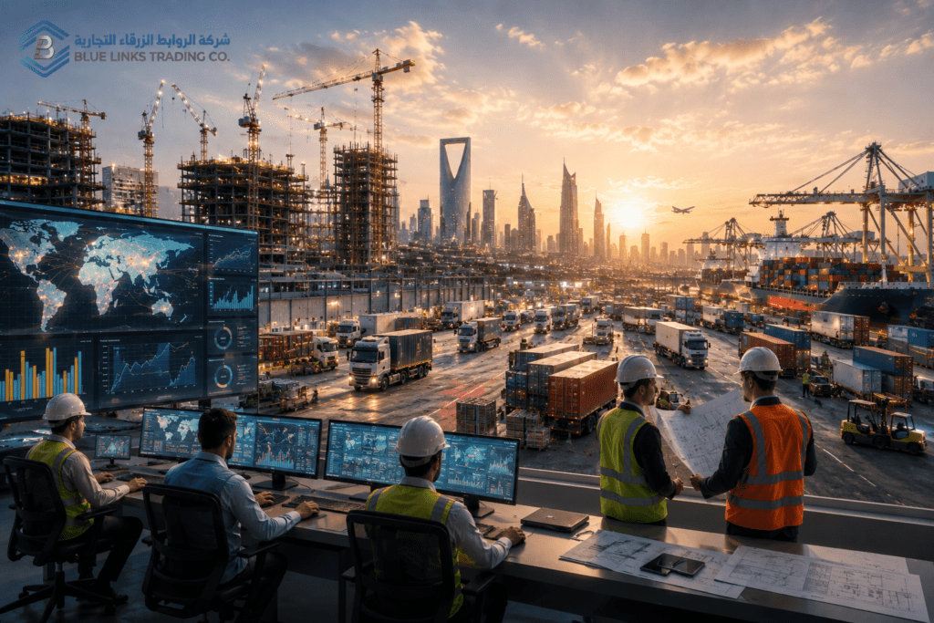 Strong industrial supply chain operations supporting Saudi infrastructure projects