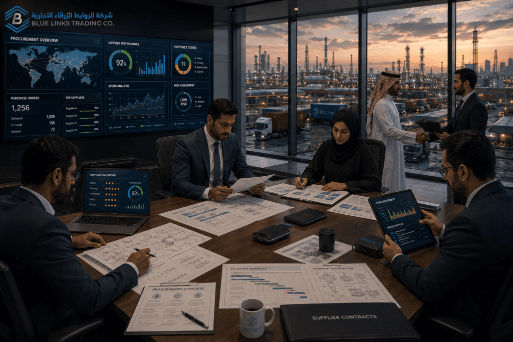 Industrial procurement teams reducing operational risk in infrastructure projects