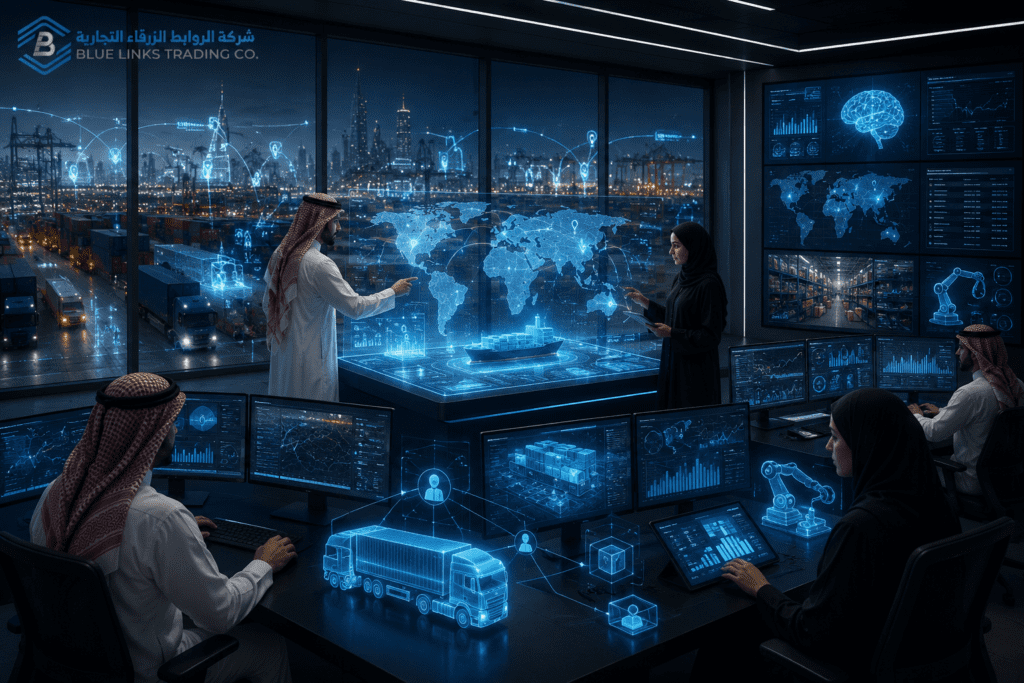 Smart digital supply chain systems supporting industrial operations