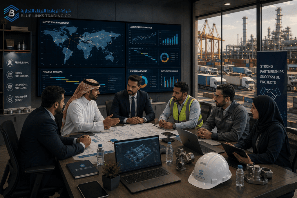 Reliable industrial supply chain partnerships supporting infrastructure projects