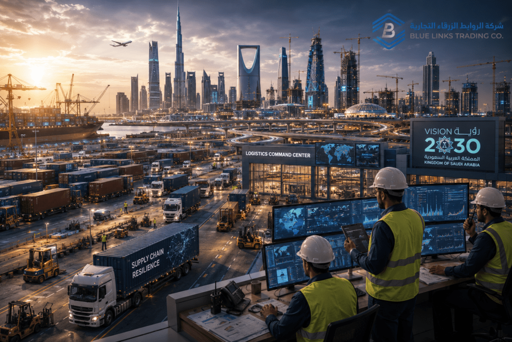 سلاسل إمداد قوية تدعم مشاريع رؤية 2030 في السعودية