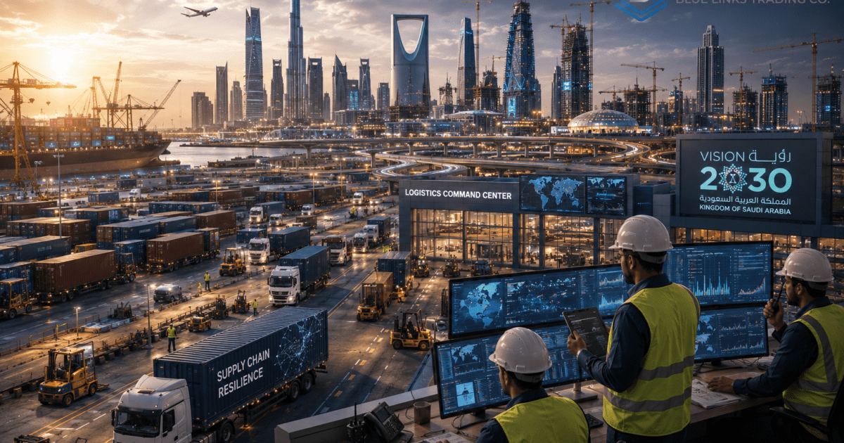 سلاسل إمداد قوية تدعم مشاريع رؤية 2030 في السعودية