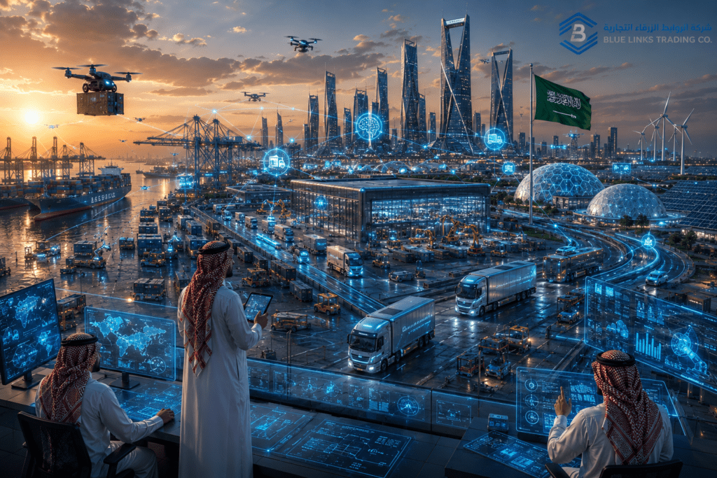 أنظمة سلسلة إمداد ذكية مستقبلية في السعودية