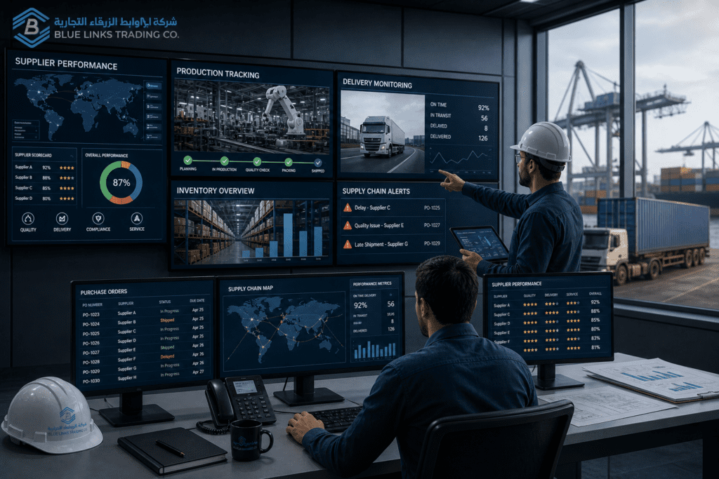 Project delay impact caused by procurement issues in industrial construction