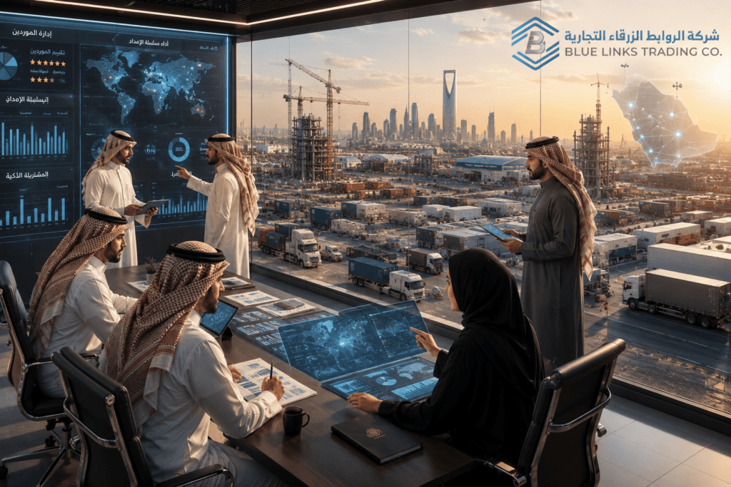 تنسيق استراتيجي للتوريد يدعم مشاريع البنية التحتية في رؤية السعودية 2030