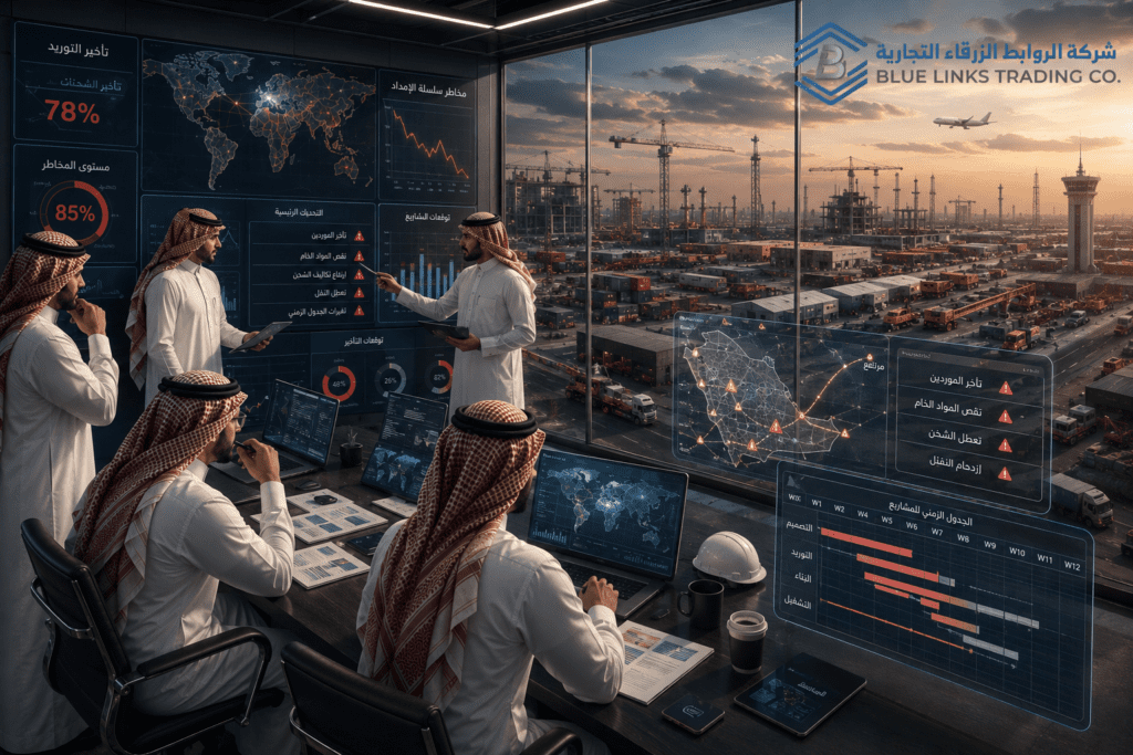 تأخيرات التوريد وتحديات سلاسل الإمداد في المشاريع الصناعية السعودية