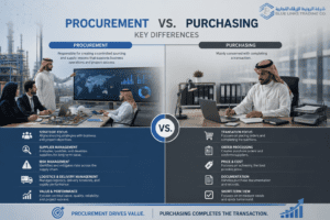 Key differences between procurement and purchasing in project delivery
